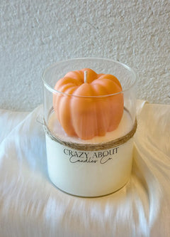 Cute Seasonal Scented Pumpkin Soy Wax Candle