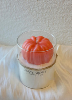 Cute Seasonal Scented Pumpkin Soy Wax Candle