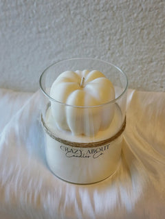 Cute Seasonal Scented Pumpkin Soy Wax Candle