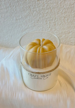 Cute Seasonal Scented Pumpkin Soy Wax Candle